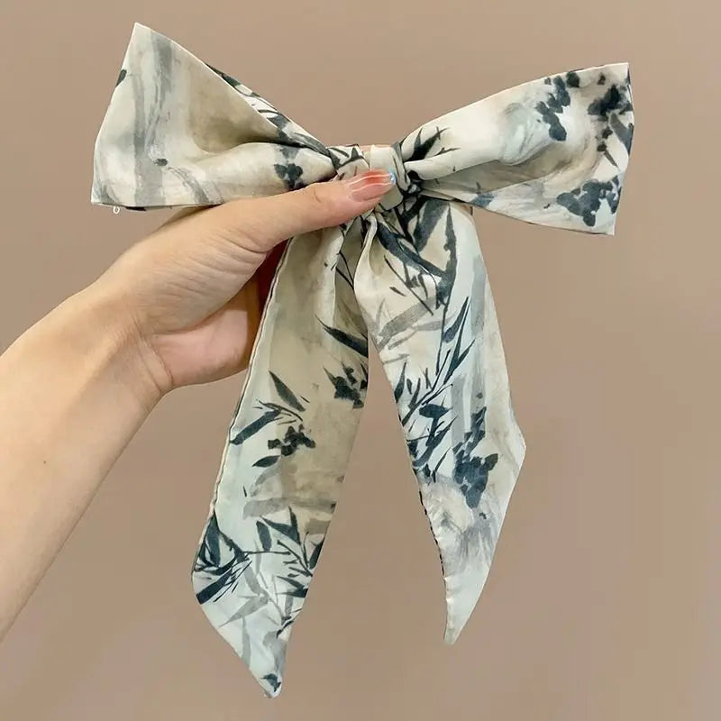 Elegant Chinese-Inspired Vintage Hair Ribbon