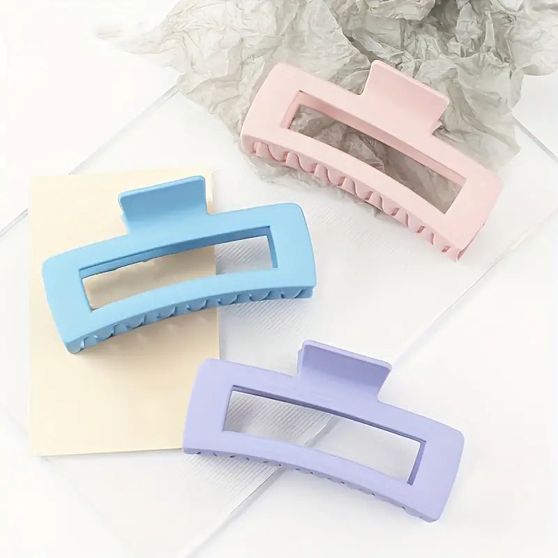 Simple Hair Clip Large Square Claw Clip