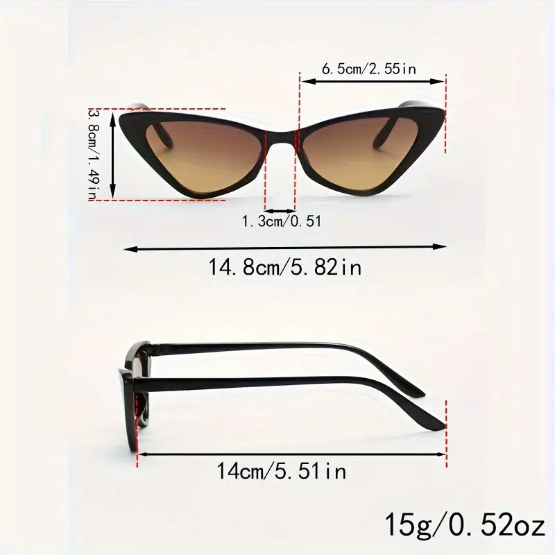 Y2K Cat Eye glasses