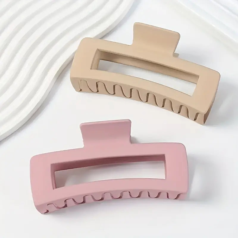 Simple Hair Clip Large Square Claw Clip