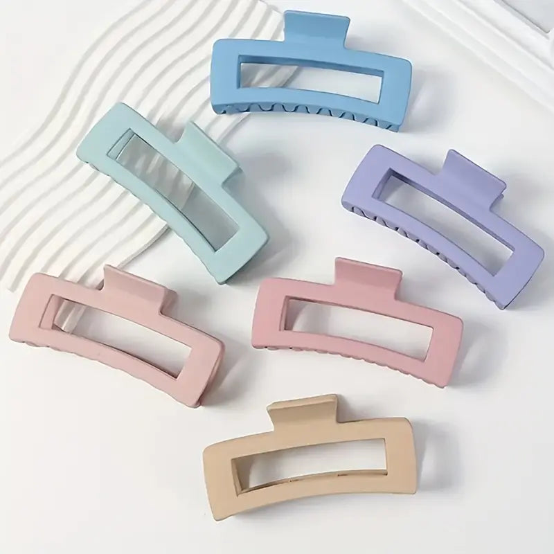 Simple Hair Clip Large Square Claw Clip