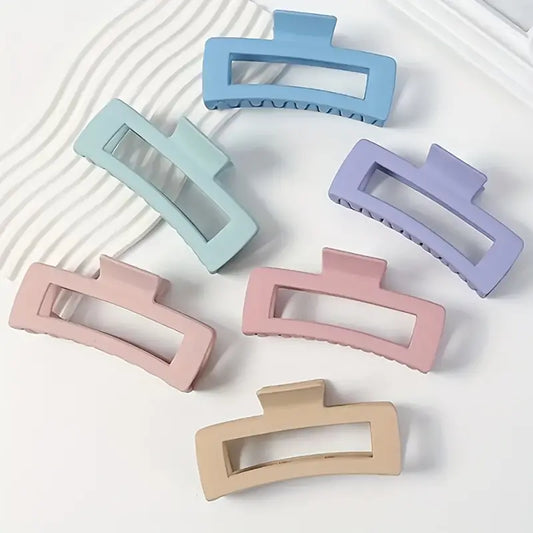 Simple Hair Clip Large Square Claw Clip