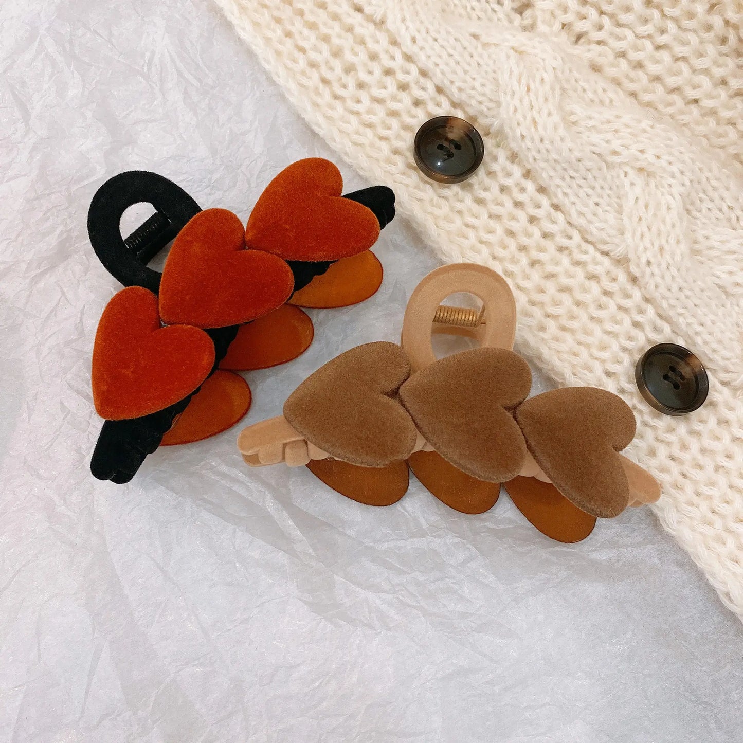 Love heart Hair Claw