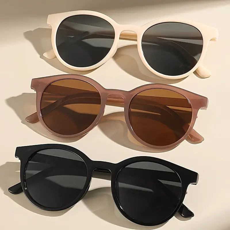 Classic Vintage Round Frame Fashion Glasses