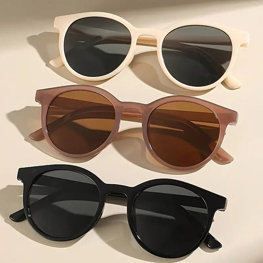 Classic Vintage Round Frame Fashion Glasses