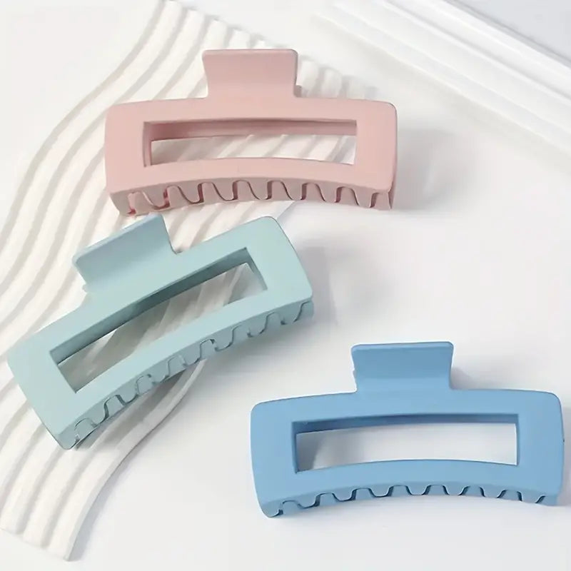 Simple Hair Clip Large Square Claw Clip